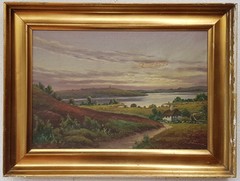 No.: 648 oil painting artwork picture painting oil painting forest lake nature landscape