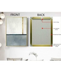 DIY Metal Floating Frame for 18X24“ Canvas Painting Art,1 1/2″(3.8cm) Depth,…