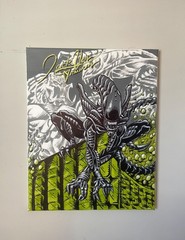 Alien vs Predator (on 20×16 canvas)