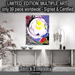Abstract Painting on Canvas Minimalist Figures Contemporary Art by Famous Artist