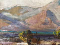 Harry Craig Smith (b.1882-) „Early California Landscape“ Oil Painting on Canvas