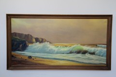 Original Anthony Casay Oil painting big!
