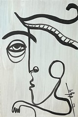 PAINTING ORIGINAL ACRYLIC ON FIBERBOARD 4”X6”(FRAME INCLUDED)CUBAN ART by LISA