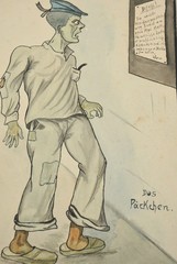 „The Package“, Cartoon Sailor | Unsigned