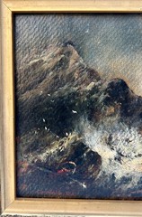 Attributed to John Constable RA (1776–1837) Oil on Panel Stormy Seascape Paint