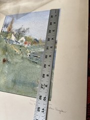Bladen Tasker Snyden (American 1864 1923) Landscape Original Watercolor 10″ x 8″