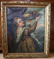 Girl with a Basket of Fruits-/ Lavinia/