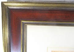 SEPIA MONOCHROME WATERCOLOR BY STAN DUDEK, ILLINOIS, COUNTRY LAKE, WOODLAND BOAT