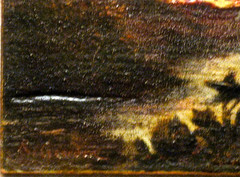 Listed French Barbizon Artist René Gourdon (b. 1855) Signed Oil On Wood Board