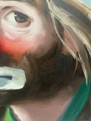 1994 Donald “Rusty” Rust Emmett Kelly Jr Oil Painting #1/100