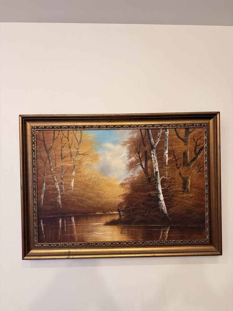 Original Oil Painting Andrew Grant Kurtis MA London. Autumn Landscape