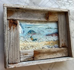 The Gulf, Original Oil Painting, Abstract, Coastal Arts