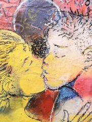 12 inch x 9 inch x 5/8 of an inch – Romantic Painting by A. Avila