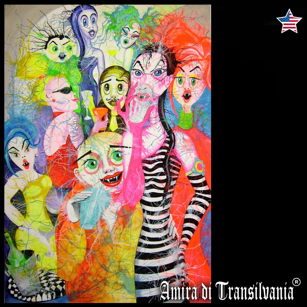 art painting contemporary original pop home bar party drink decor decoration bar