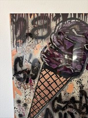 Street Art Sub Culture Leonardo Givenchy Graffiti Art!! Ice Cream Cone