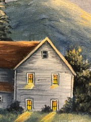 16 x 20 Oil Painting on Canvas….“Evening Showers“
