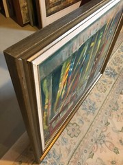 Antique Kite Shop 30×36 in. Framed Hall Groat Sr.