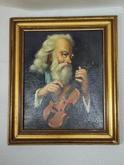 Vintage G. Volpe/Guido Volpe Original Oil Painting Signed Framed Art
