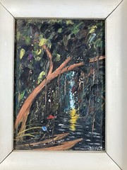 Oil Landscape Africanist Congo Africa Signed Orientalism Travel