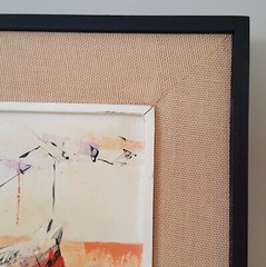 Vintage MCM Epifanio Ortega Oil On Canvas Painting Abstract Bullfighting Scene!