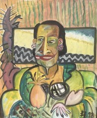 Sandra Schechtman ( Brazilian, b. 1945) Cubism Art School Oil Painting