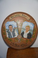 Old historicist shooting target hunting shooting target picture G. Höckenreimer 1940
