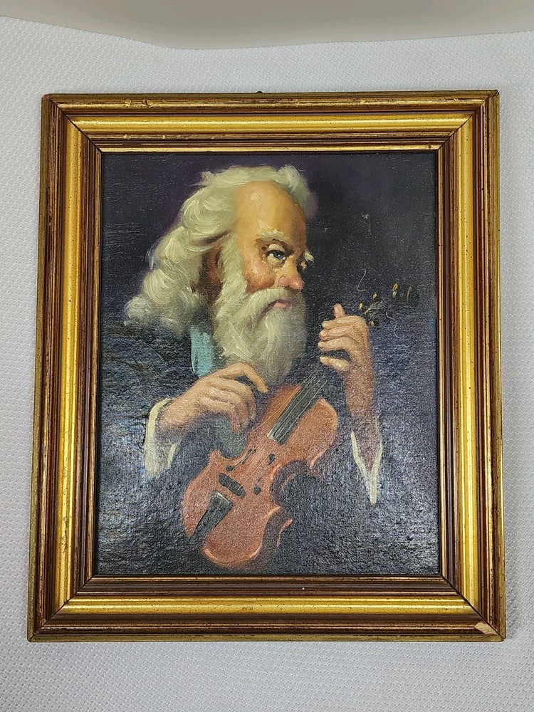Vintage G. Volpe/Guido Volpe Original Oil Painting Signed Framed Art