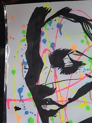 Original Art 12×16 Figurative Abstract Expressionist on Gallery Paper