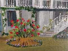 Almarie P. Little (1923-2002) Painting San Francisco Plantation New Orleans