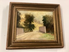 T.C. Duncan Landscape Oil/Canvas Board Nice Frame