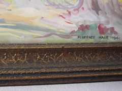 1941 Florence Hale original painting“ California Eucalyptus „