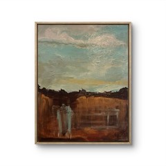 Unframed Landscape Impression 11×14 ABSTRACT IMPRESSIONISM ORIGINAL Canvas