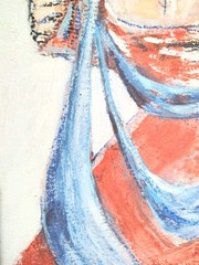 9 inch x 12 inch – Fashion/Figure Drawing – NO FRAME by A. Avila