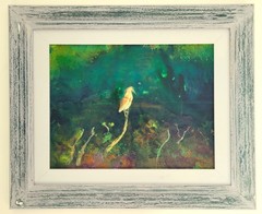 Robert Carroll „Herone – Herone“ Acrylic On Panel 50×39 Cm Naturalist
