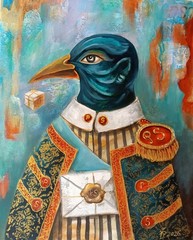 ORIGINAL Oil Painting canvas modern CONTEMPORARY ART surrealism Pronkin 2026