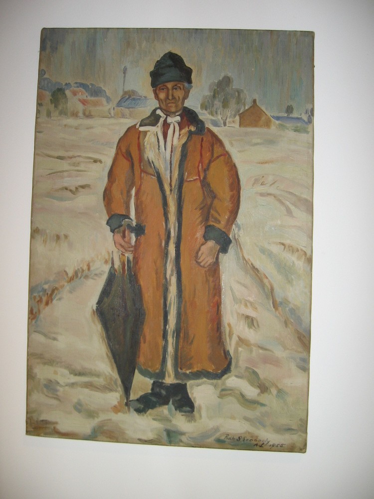 Czech Vintage Oil Painting