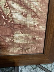 Framed Batik Painting, Dzakaria 2004