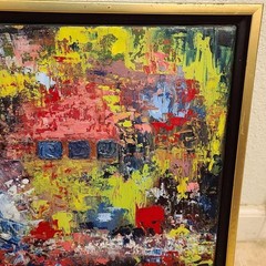 Leanne Venier Austin Texas Abstract Artist Oil on Canvas „Possession In great Me