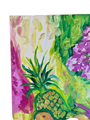 Original Painting of a Still Life Original Hand Signed on Stretched Canvas