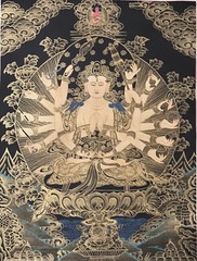 MOTHER CHANDI/ CUNDI/ CHUNDI ORIGINAL MASTERPIECE TIBETAN THANGKA PAINTING