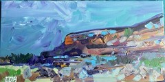 CORBELLIC CUBISM ABSTRACT NEW CANVAS / W COA 10×20