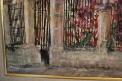 FRAMED ORIGINAL OIL EL TEMPLETE COLONIAL OLD HAVANA, CUBA ARTIST: HECTO VIDAL