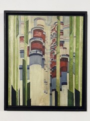 FRANTISEK KUPKA PAINTING OIL ON CANVAS CZECH ART , BEAUTIFUL