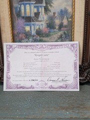 Dennis Patrick Lewan ‚Rosegate Lane‘ Mixed Media Limited Art Edition 300/600 COA