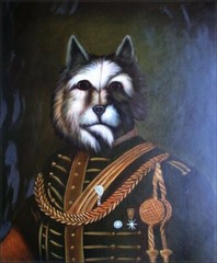 Quality Hand Painted Oil Painting Dog General 20x24in