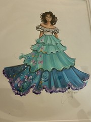 Holly Nichols „Jupiter“ Original Signed Fashion Illustration w/ COA 2022