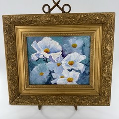 Floral Wall Art Painting Framed Signed Margaret Torney “Subtle Colors Of Spring”