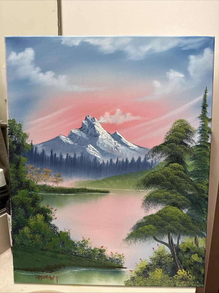 Bob Ross Inspired Painting 16×20