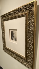 “Christ And The Woman Of Samaria Among Ruins” Etching Lithograph with COA