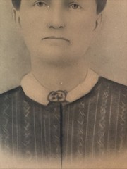 Portrait Charcoal Victorian 19th Century Woman